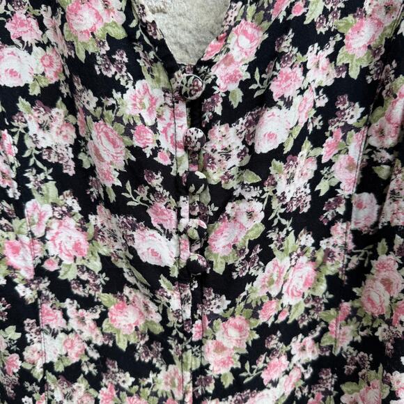 Vintage 90s grunge floral romper live life by sanctuary size small - Picture 6 of 7